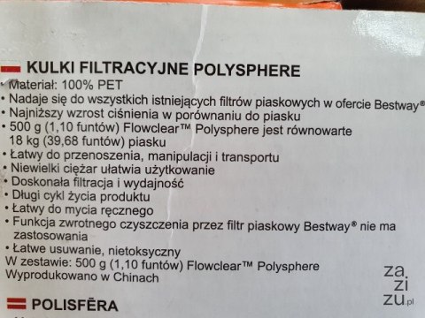 Kulki filtracyjne do pompy BESTWAY | 58475 Kulki filtracyjne do pompy BESTWAY | 58475