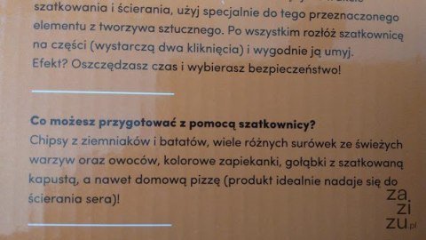 Maszynka do warzyw 3w1 Maszynka do warzyw 3w1