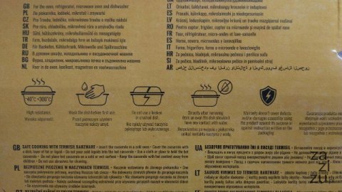 Naczynie żaroodporne 5,2l PROSTOKĄT TERMISIL | P-140 Naczynie żaroodporne 5,2l PROSTOKĄT TERMISIL | P-140