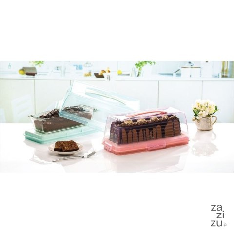 Pojemnik na ciasto z uchwytem 14 x 33 cm keksówka 30309 Pojemnik na ciasto z uchwytem 14 x 33 cm keksówka 30309