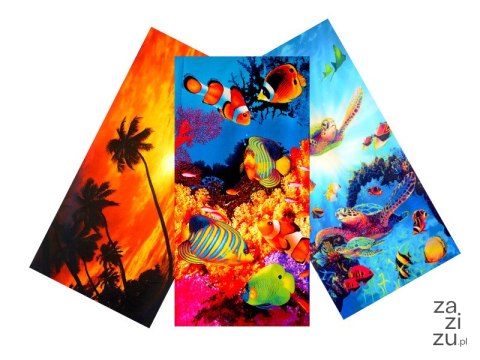 Ręcznik 3szt plażowy 140x70cm Ręcznik 3szt plażowy 140x70cm