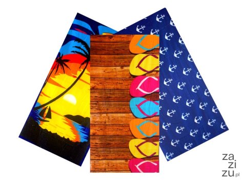 Ręcznik 3szt plażowy 140x70cm Ręcznik 3szt plażowy 140x70cm