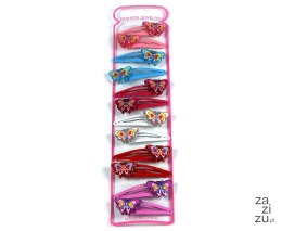 Spinki pyki 12szt MOTYLE B-1708