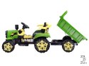 Traktor z przyczepą na akumulator świeci | PA0234