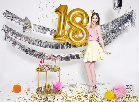 Balon foliowy ,,1'' ZŁOTO 86cm | FB1M-019 Balon foliowy ,,1'' ZŁOTO 86cm | FB1M-019