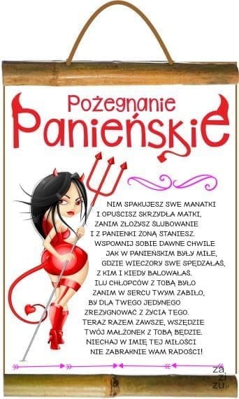 Dyplom Wieczór panieński Dyplom Wieczór panieński