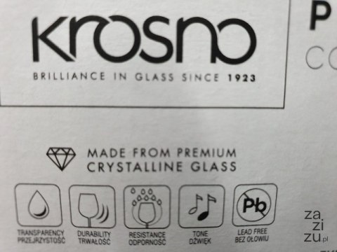 Kieliszki do wódki na nóżce 6szt. KROSNO 40ml PURE Kieliszki do wódki na nóżce 6szt. KROSNO 40ml PURE