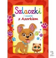 Kolorowanka szlaczki i wzorki z AZORKIEM Kolorowanka szlaczki i wzorki z AZORKIEM