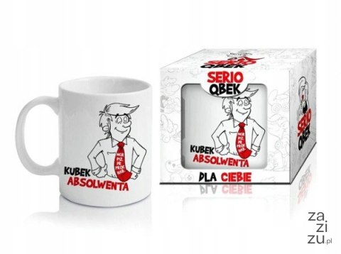Kubek Serio Qubek dla ABSOLWENTA Kubek Serio Qubek dla ABSOLWENTA