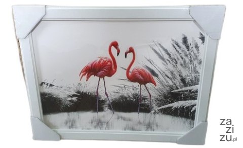 Obraz 30x40cm FLAMINGI | ZD284 Obraz 30x40cm FLAMINGI | ZD284