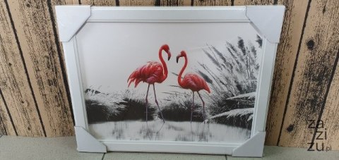 Obraz 30x40cm FLAMINGI | ZD284 Obraz 30x40cm FLAMINGI | ZD284