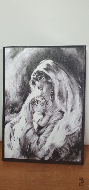 Obraz ikona 25x18cm MATKA BOSKA Z DZIECIĄTKIEM Obraz ikona 25x18cm MATKA BOSKA Z DZIECIĄTKIEM