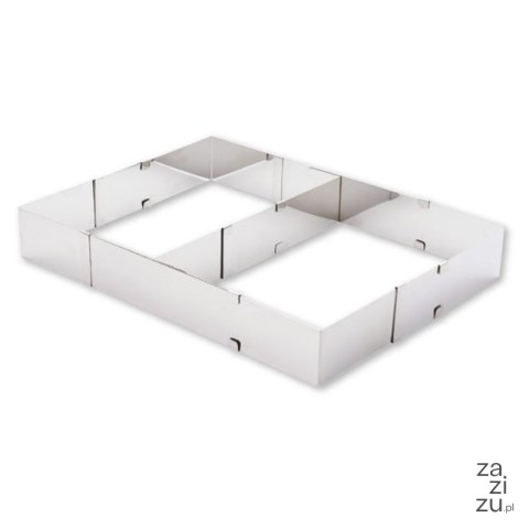 Opaska do ciasta regulowana forma z separatorem TR-551 Opaska do ciasta regulowana forma z separatorem TR-551