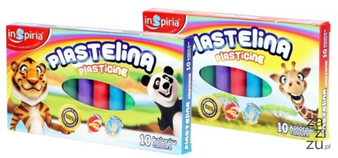 Plastelina 10 kolorów INSPIRIA 3811 Plastelina 10 kolorów INSPIRIA 3811