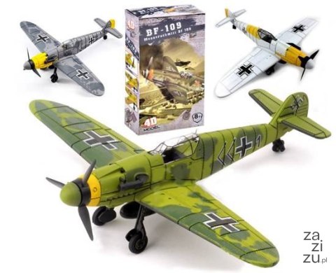 Plastikowy samolot BF-109 do składania 1:48 | ZA2589 Plastikowy samolot BF-109 do składania 1:48 | ZA2589