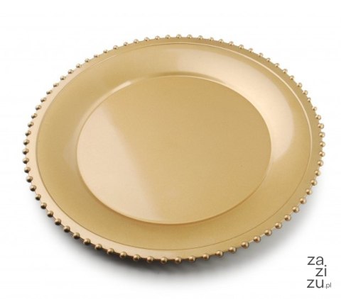 Podkładka pod talerz złota BLANCHE 33x33xh2cm Podkładka pod talerz złota BLANCHE 33x33xh2cm