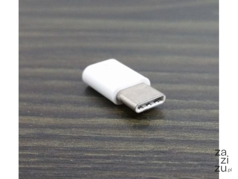 Przejściówka adapter micro USB na USB-C typ c - 10szt. 11917 Przejściówka adapter micro USB na USB-C typ c - 10szt. 11917