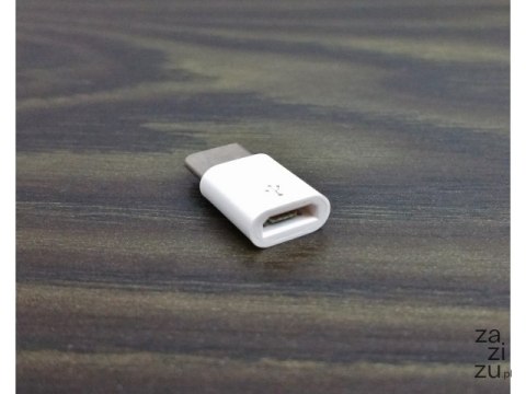 Przejściówka adapter micro USB na USB-C typ c - 10szt. 11917 Przejściówka adapter micro USB na USB-C typ c - 10szt. 11917