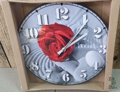 Zegar ścienny 30cm RÓŻA Zegar ścienny 30cm RÓŻA