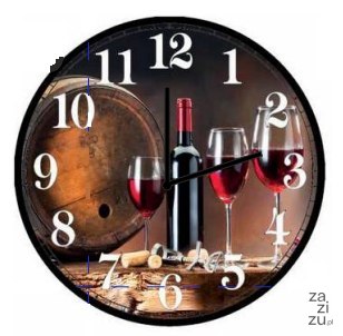 Zegar ścienny 30cm WINO Zegar ścienny 30cm WINO