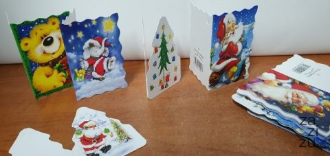 Bileciki 50szt. do prezentów BOŻE NARODZENIE Bileciki 50szt. do prezentów BOŻE NARODZENIE