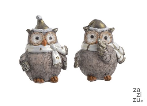 Figurka ceram 6szt SOWA 6cm 36CAN5882_MIX Figurka ceram 6szt SOWA 6cm 36CAN5882_MIX