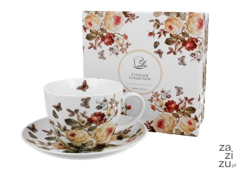 Filiżanka jumbo ze spodkiem 430ml ZAHRA Filiżanka jumbo ze spodkiem 430ml ZAHRA