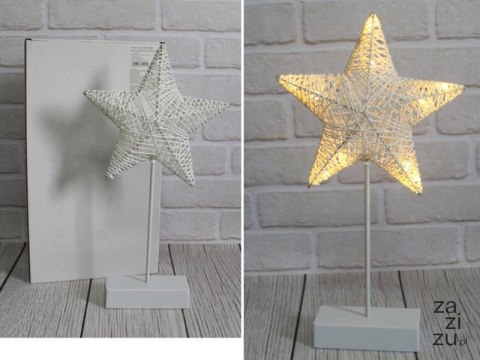 GWIAZDA na podstawie LED świecąca 38x22 cm SN51822 GWIAZDA na podstawie LED świecąca 38x22 cm SN51822