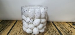 Jajka w kloszu 2,5cm BIAŁE 50szt 7650