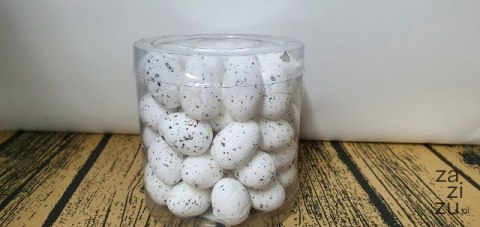 Jajka w kloszu 2,5cm BIAŁE 50szt 7650 Jajka w kloszu 2,5cm BIAŁE 50szt 7650