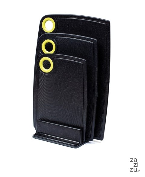 Komplet 3 desek bąble 24x16, 30 x 20, 35 x 24 z podstawką kosmos czarne Komplet 3 desek bąble 24x16, 30 x 20, 35 x 24 z podstawką kosmos czarne