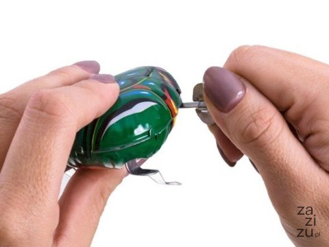 Metalowa kultowa żabka PRL-u skacząca ŻABA | ZA2235 Metalowa kultowa żabka PRL-u skacząca ŻABA | ZA2235