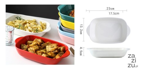 Naczynie ceramiczne z rączkami BIAŁE CE-111 Naczynie ceramiczne z rączkami BIAŁE CE-111