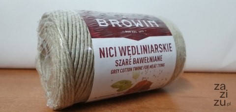 Nici bawełniane szare WĘDLINIARSKIE 75m | 310204 Nici bawełniane szare WĘDLINIARSKIE 75m | 310204