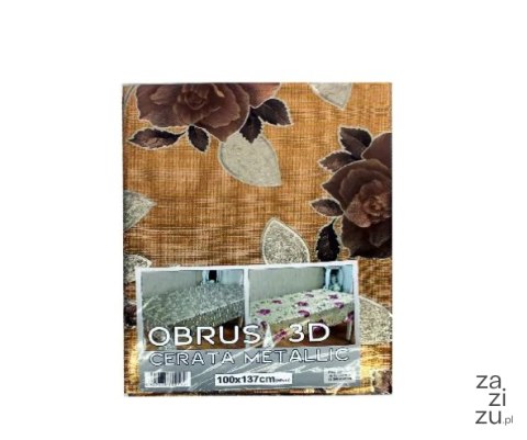 Obrus cerata metalizowany 3D 100X137 Obrus cerata metalizowany 3D 100X137