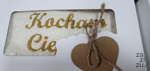 Ręcznik w pudełku 50X100 KOCHAM CIĘ Ręcznik w pudełku 50X100 KOCHAM CIĘ