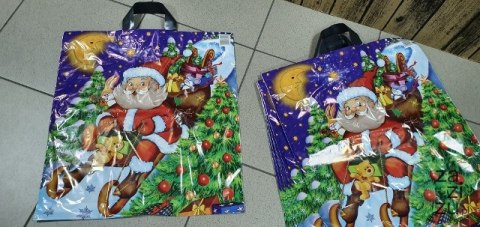 Reklamówka z uchwytem 25szt. MIKOŁAJ Reklamówka z uchwytem 25szt. MIKOŁAJ