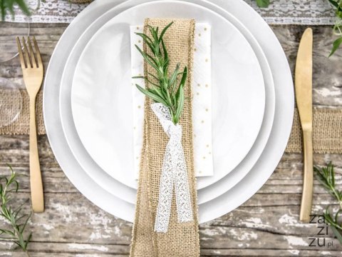 Taśma/wstążka 4cm x 5m JUTA NATURALNA TJ2-4 Taśma/wstążka 4cm x 5m JUTA NATURALNA TJ2-4