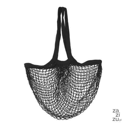 Torba na zakupy bawełniana Paryżanka 44 x 41 cm czarna Torba na zakupy bawełniana Paryżanka 44 x 41 cm czarna
