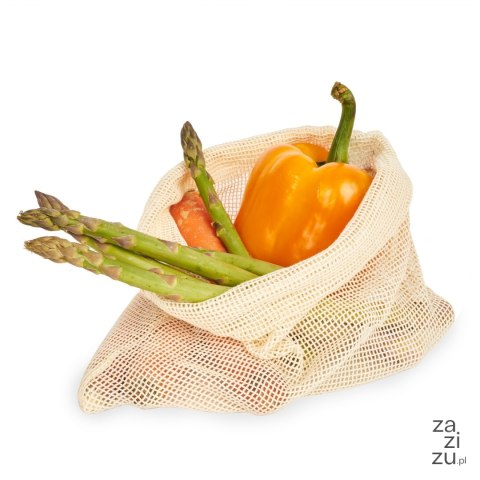 Woreczki bawełniane No Waste 6 szt. różne rozmiary Woreczki bawełniane No Waste 6 szt. różne rozmiary
