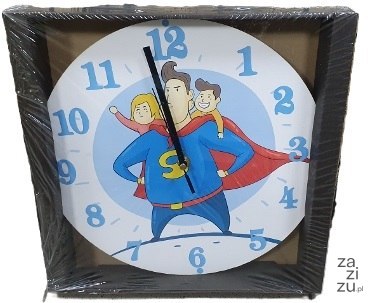 Zegar ścienny 30cm SUPERMAN Zegar ścienny 30cm SUPERMAN