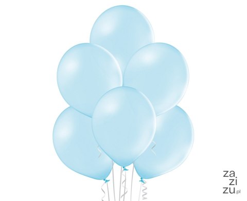 Balony błękitne pastelowe 100 szt. Belbal B105 | GP04-003/03 Balony błękitne pastelowe 100 szt. Belbal B105 | GP04-003/03