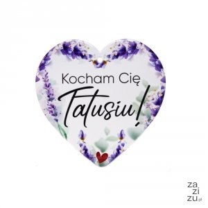 Ceramiczna tabliczka w kształcie serca "Kocham Cię Tatusiu" Ceramiczna tabliczka w kształcie serca "Kocham Cię Tatusiu"
