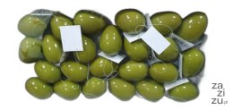 Jajka w pudełku 24szt. OLIWKA POŁYSK 7cm | M92205