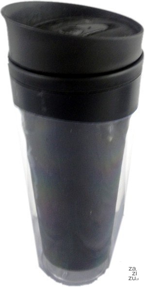 Kubek termiczny 350ml 18x8cm czarny | KU-643TX Kubek termiczny 350ml 18x8cm czarny | KU-643TX
