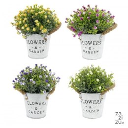 Kwiatki w doniczce FLOWERS & GARDEN 11x18cm