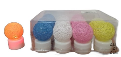 Lampki na baterie Led 12szt. COTTON BALLS Lampki na baterie Led 12szt. COTTON BALLS