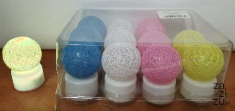 Lampki na baterie Led 12szt. COTTON BALLS Lampki na baterie Led 12szt. COTTON BALLS