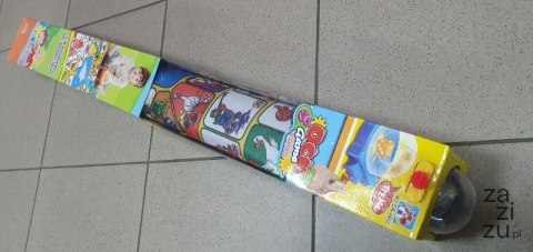 Mata podłogowa do gry 80x65cm + kostki +pionki Mata podłogowa do gry 80x65cm + kostki +pionki