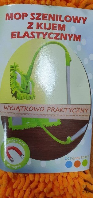 Mop szenilowy z elastycznym kijem Mop szenilowy z elastycznym kijem